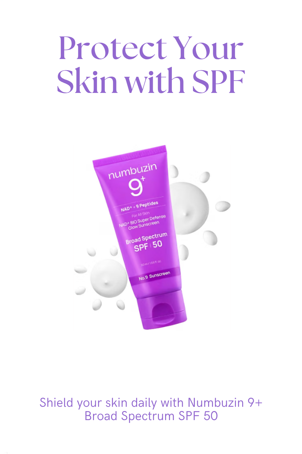 numbuzin No.9 NAD Sunscreen SPF 50